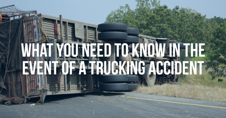 MukerjiLaw WHAT YOU NEED TO KNOW IN THE EVENT OF A TRUCKING ACCIDENT 1 765x400
